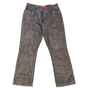 AK Anne Klein Women's Jeans Size 12 Light Black High Rise